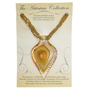 The Artesian Collection Glass Pendant Necklace